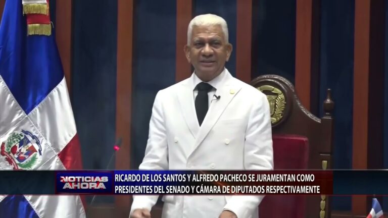 El PRM sugiere mantener a Ricardo de Los Santos y Alfredo Pacheco en sus roles actuales en el Senado y la Cámara de Diputados