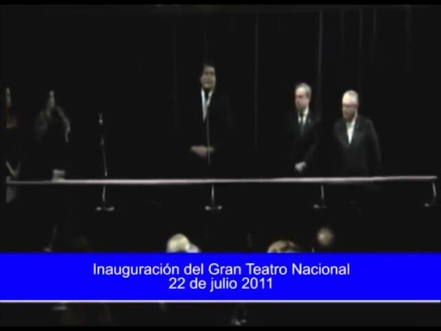 Oficial: La ceremonia de inauguración tendrá lugar en el Teatro Nacional