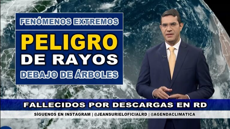 Pronóstico de precipitaciones aisladas y tormentas en varias regiones dominicanas para el próximo día