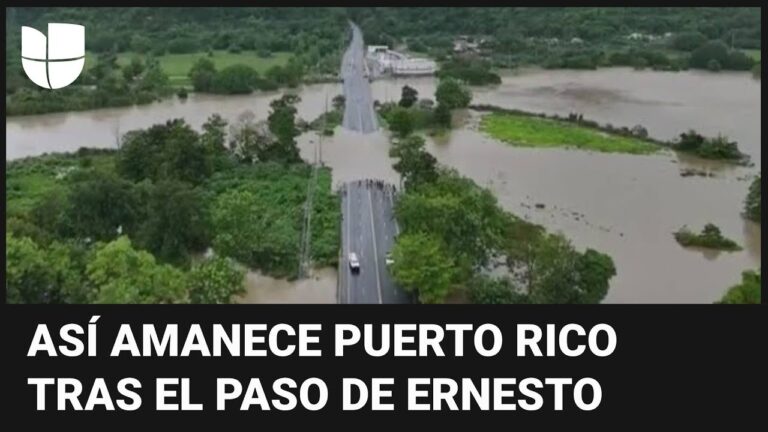 Cerca de 100,000 hogares aún sin servicio de energía eléctrica en Puerto Rico luego de la llegada de la tormenta Ernesto