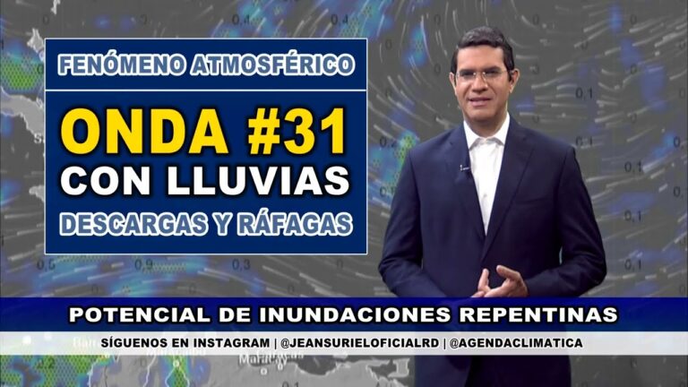 Clima en república dominicana: altas temperaturas, precipitaciones y la influencia de 4 disturbios tropicales