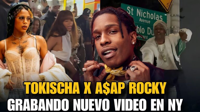 Colaboración entre Tokischa y ASAP Rocky en estudio de grabación de Washington Heights