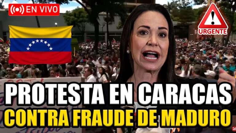 Convocatoria a protestas en Venezuela por Corina Machado