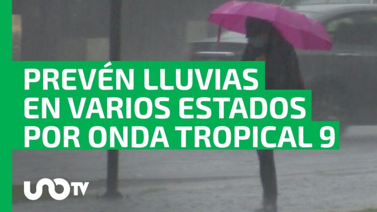 Indomet alerta sobre lluvias pronosticadas para este viernes debido a la influencia de una onda tropical