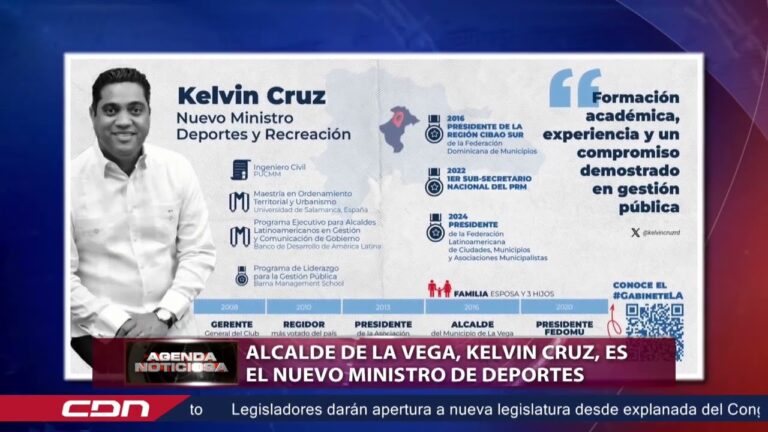 Kelvin Cruz prepara plan de acción para su candidatura en La Vega