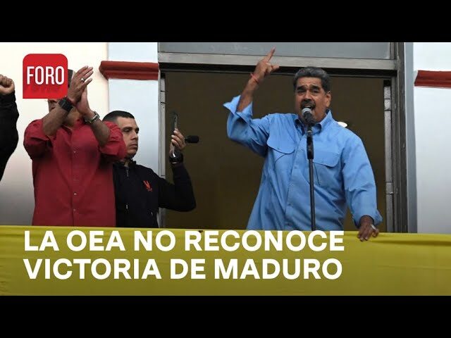 La OEA insta a Maduro a reconocer su derrota electoral en Venezuela