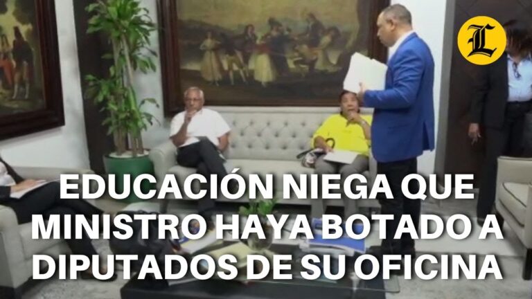 Ministro asegura falta de conocimiento en educación por parte de diputada