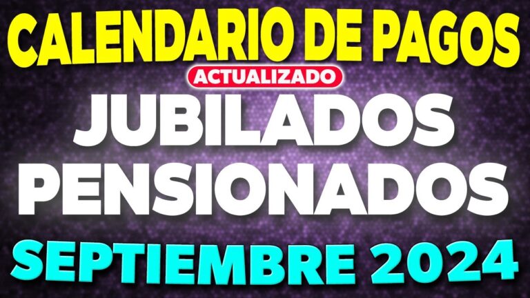 Calendario nacional para el sexto día de septiembre del 2024