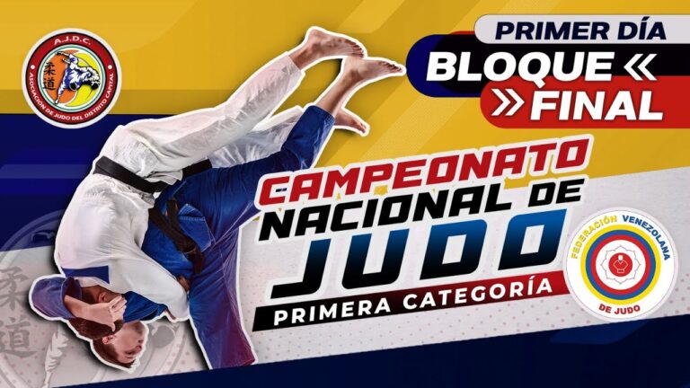 Competición de judo universitario a nivel nacional