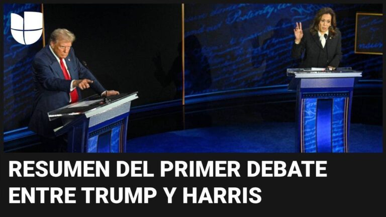 Debate sobre inmigración y política fronteriza entre Harris y Trump