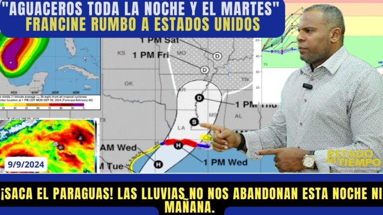 Noche despejada en Santo Domingo con posibilidad de lluvias en otras áreas