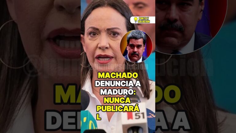 Opositor afirma que Maduro no podrá forzar la salida de González y Machado