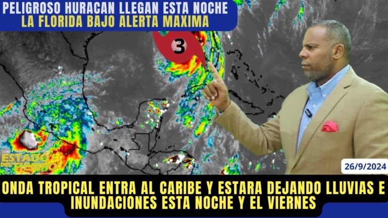 Persistirán las precipitaciones esta tarde y noche en la República Dominicana