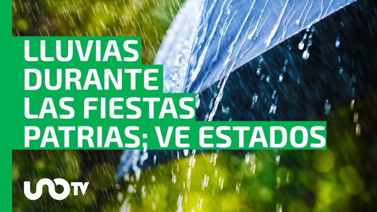 Pronóstico del clima: lluvias, tormentas y clima cálido persistente