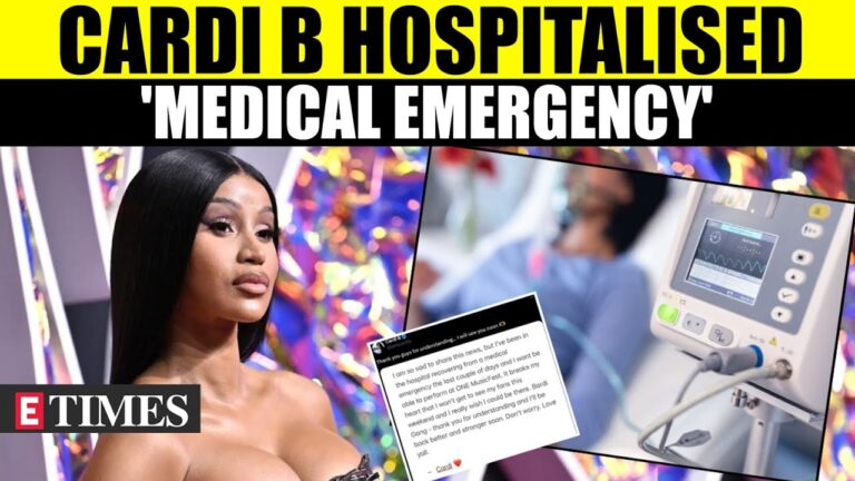 Cancelación de concierto debido a hospitalización urgente de Cardi B