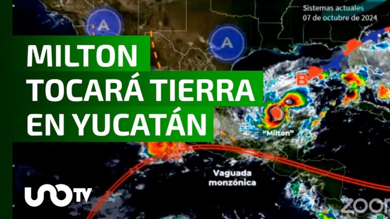 Descenso de categoría del huracán Milton y probabilidad de no impacto en la costa de Yucatán