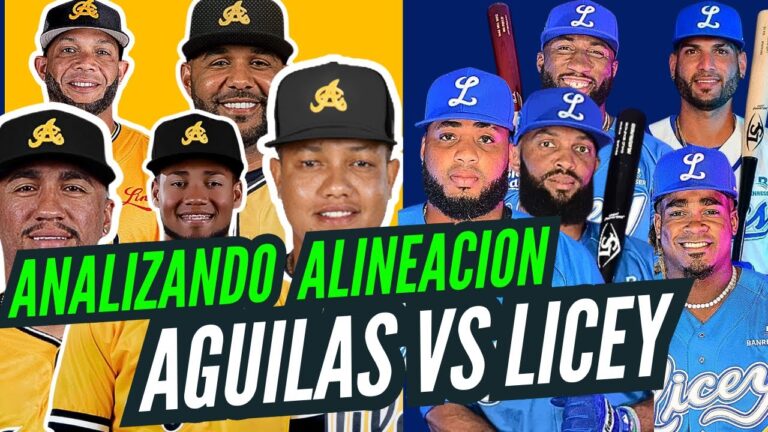 Descubre las novedades en duelos entre Licey y Águilas Cibaeñas