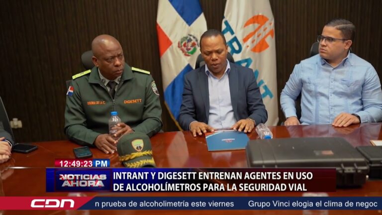 Los alcoholímetros no generan gastos para el estado, confirma jefe del INTRANT